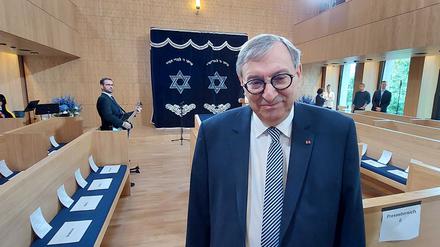 Abraham Lehrer, Präsident der Zentralwohlfahrtsstelle der Juden in Deutschland.