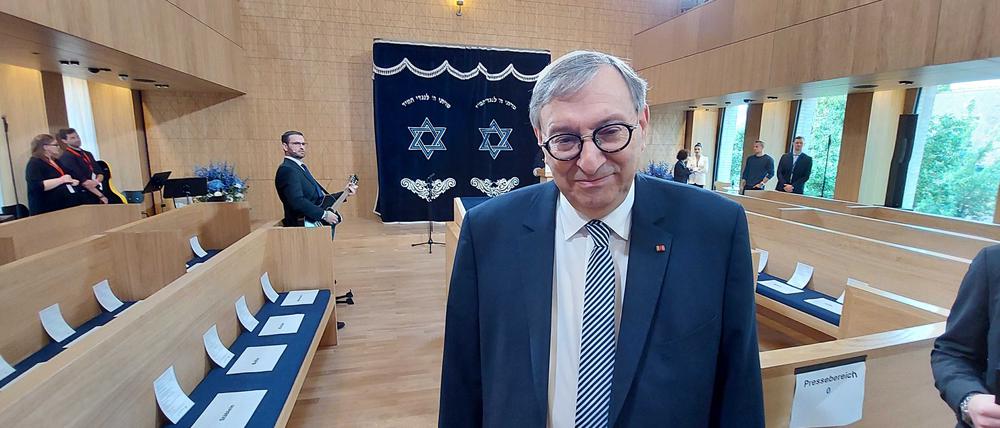 Abraham Lehrer, Präsident der Zentralwohlfahrtsstelle der Juden in Deutschland.