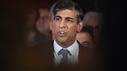 Der britische Premierminister Rishi Sunak