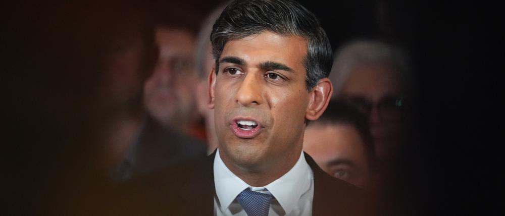 Der britische Premierminister Rishi Sunak