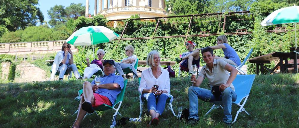 7.Königliches Weinfest auf dem Königlichen Weinberg Klausberg im Park Sanssouci Potsdam Deutschland *** 7 Royal Wine Festival on the Royal Vineyard Klausberg in the park Sanssouci Potsdam Germany Copyright: xManfredxThomasxTspx  
