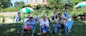 7.Königliches Weinfest auf dem Königlichen Weinberg Klausberg im Park Sanssouci Potsdam Deutschland *** 7 Royal Wine Festival on the Royal Vineyard Klausberg in the park Sanssouci Potsdam Germany Copyright: xManfredxThomasxTspx  