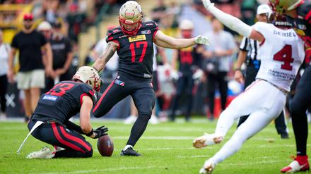Dominik Eberle spielte bereits in der NFL, der besten Football-Liga der Welt. Er fehlt derzeit verletzt.