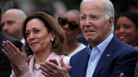 US-Präsident Joe Biden (81) und seine Vize-Präsidentin Kamala Harris (59)