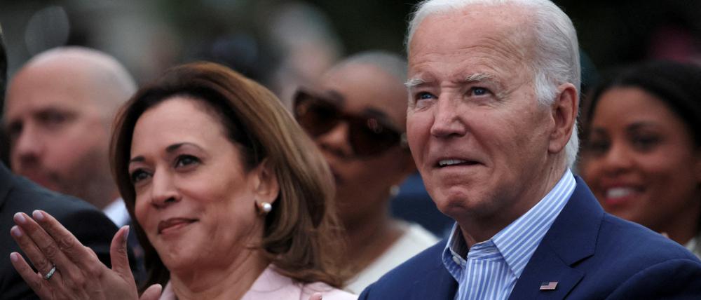 US-Präsident Joe Biden (81) und seine Vize-Präsidentin Kamala Harris (59)