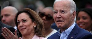 US-Präsident Joe Biden (81) und seine Vize-Präsidentin Kamala Harris (59)