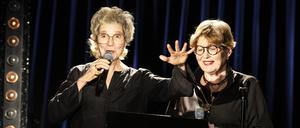 In der Bar jeder Vernunft. Uschi Brüning (r.) und Popette Betancor beim Jazzen.