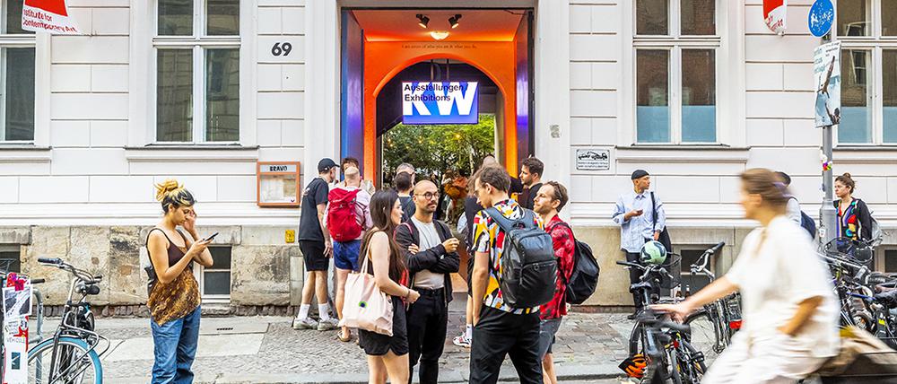 Treffpunkt für die Kunstszene: KW Institute for Contemporary Art, Berlin 2023.