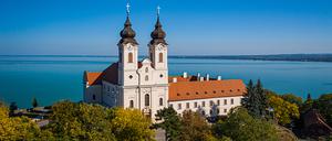 Die Abtei auf der Halbinsel Tihany.