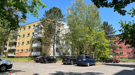 So sieht die Siedlung Düppel-Süd aktuell aus: Hier soll ein Anbau entstehen.