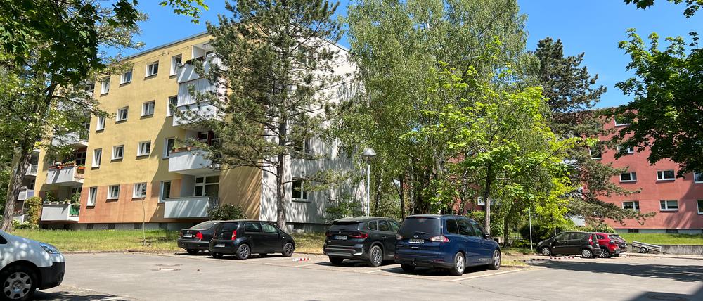 So sieht die Siedlung Düppel-Süd aktuell aus: Hier soll ein Anbau entstehen.