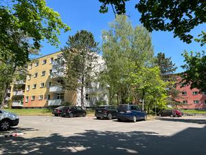 So sieht die Siedlung Düppel-Süd aktuell aus: Hier soll ein Anbau entstehen.