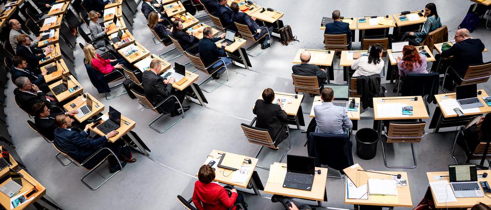 Plenarsitzung im Berliner Abgeordnetenhaus