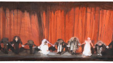 Olga Chernysheva, "Bow (Red)", 2023