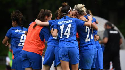 Die Frauen von Türkiyemspor spielen in der Regionalliga und haben regelmäßig Anlass zum Jubeln.