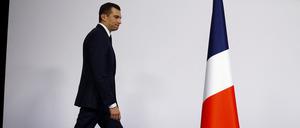 Jordan Bardella, Parteichef des Rassemblement National und möglicher neuer Premierminister.