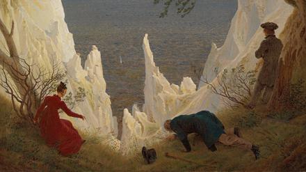 Caspar David Friedrich: Kreidefelsen auf Rügen ( 1818/1819) aus dem  Kunst Museum Winterthur ist derzeit in der Berliner Nationalgalerie zu sehen. 