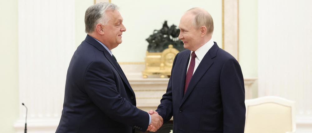 Orbán besucht Putin in Moskau.