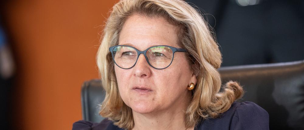 Svenja Schulze (SPD), Bundesministerin für wirtschaftliche Zusammenarbeit und Entwicklung, gehört zu den Verliererinnen des Deals.