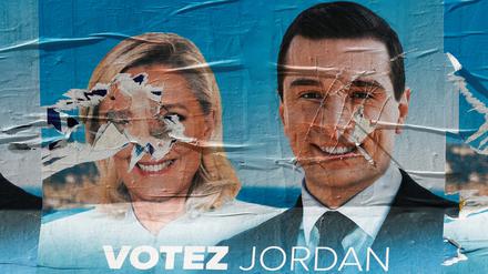 Die Partei von Marine Le Pen wird Umfragen zufolge keine absolute Mehrheit holen.