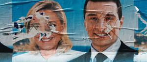 Die Partei von Marine Le Pen wird Umfragen zufolge keine absolute Mehrheit holen.