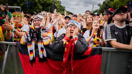 Verzweiflung bei den deutschen Fans.