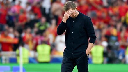 Die Enttäuschung bei Bundestrainer Julian Nagelsmann war groß. Bei aller Trauer zeigte er sich bewegt, welche Emotionen sein Team auslösen konnte.