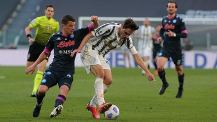 Diego Demme (l.) spielte zuletzt für den SSC Neapel in Italien.