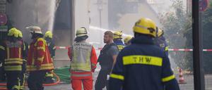  Brand in einer Bar in Herford.