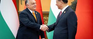 Ungarn hat als eines von sehr wenigen Ländern in der EU seit Jahren sehr gute Beziehungen nach China, was auf Brüsseler Seite oft kritisiert wird. (Archivbild)