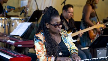 Patrice Rushen bei einem Konzert in Sherman Oaks, Kalifornien. 