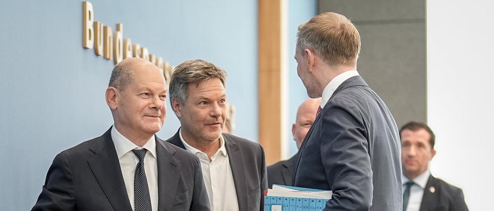 Die Koalitionspartner haben sich auf einen Entwurf zum Haushalt geeinigt. 