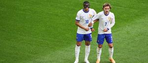 Hinten ganz dich. Die Franzosen haben bei dieser EM erst ein Gegentor kassiert – auch weil die Abwehrarbeit unter Didier Deschamps ganz vorne beginnt.