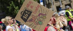 Demo zum Kitastreik