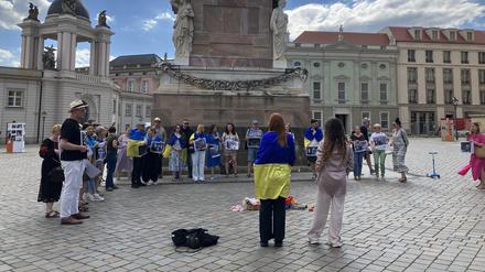 Soli-Kundgebung Alter Markt Ukraine
