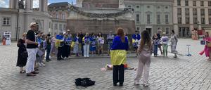Soli-Kundgebung Alter Markt Ukraine