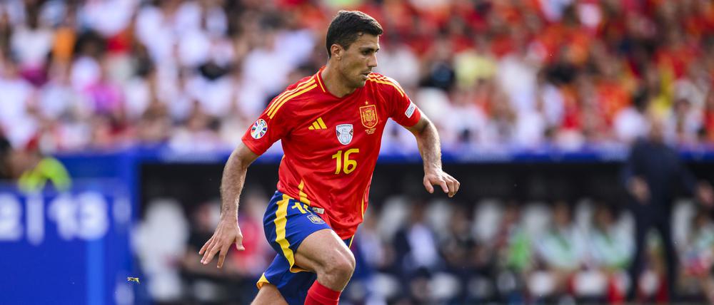 Spaniens Rodri in Aktion.