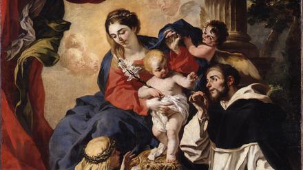 Francesco Solimenas Rosenkranzmadonna.