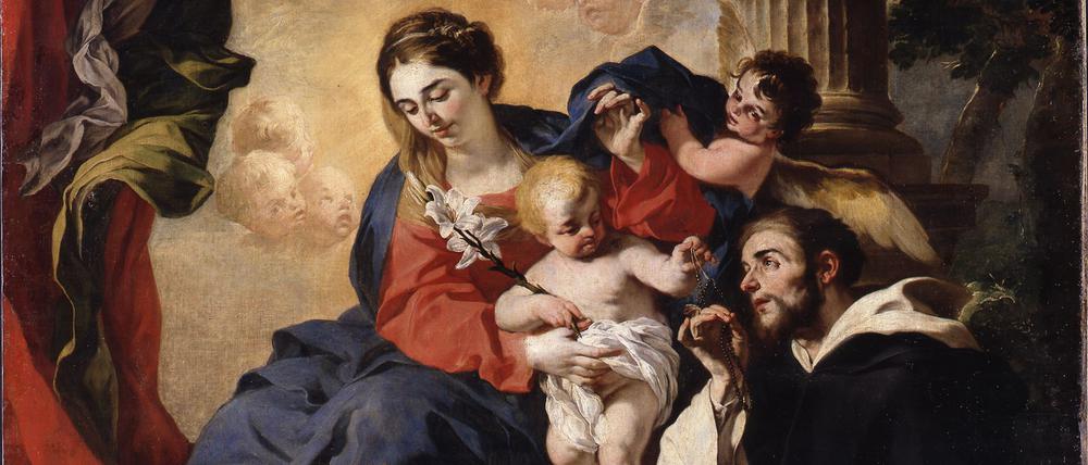 Francesco Solimenas Rosenkranzmadonna.