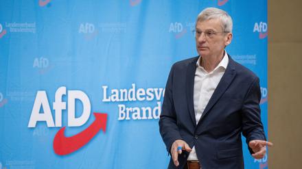 Hans-Christoph Berndt, Kandidat für den Spitzenplatz der AfD Brandenburg für die Landtagswahl.