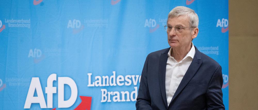 Hans-Christoph Berndt, Kandidat für den Spitzenplatz der AfD Brandenburg für die Landtagswahl.