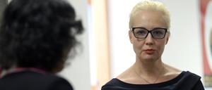 Julia Nawalnaja, die Witwe des Kremlkritikers Alexej Nawalny