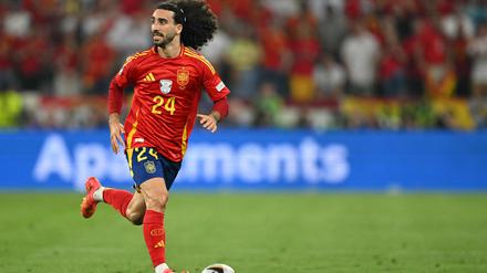 Marc Cucurella muss sich im Münchner Halbfinale Pfiffe gefallen lassen.