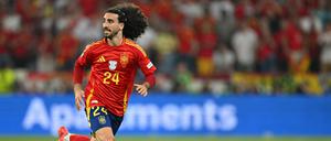 Marc Cucurella muss sich im Münchner Halbfinale Pfiffe gefallen lassen.