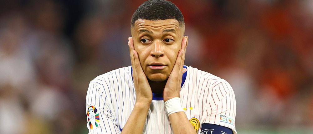 Ende eines Traums. Kylian Mbappé wollte in Deutschland Europameister werden. Das ist ihm nicht gelungen. 