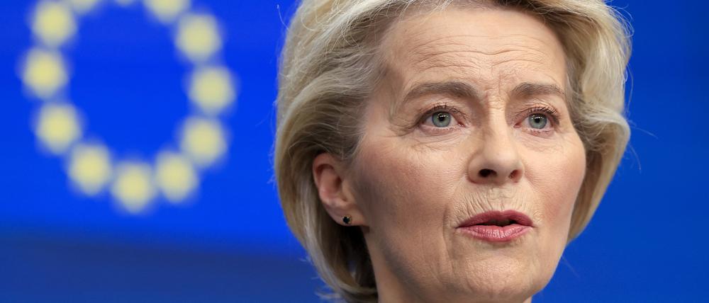 EU-Kommissionschefin Ursula von der Leyen strebt eine zweite Amtszeit in Brüssel an. 