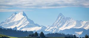 Schweizer Alpen-Panorama.