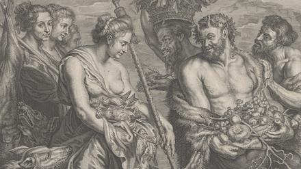 Clever kopiert: Schelte à Bolswert schuf etwa 1638 den Kupferstich nach Rubens’ Gemälde „Diana kehrt von der Jagd zurück“.