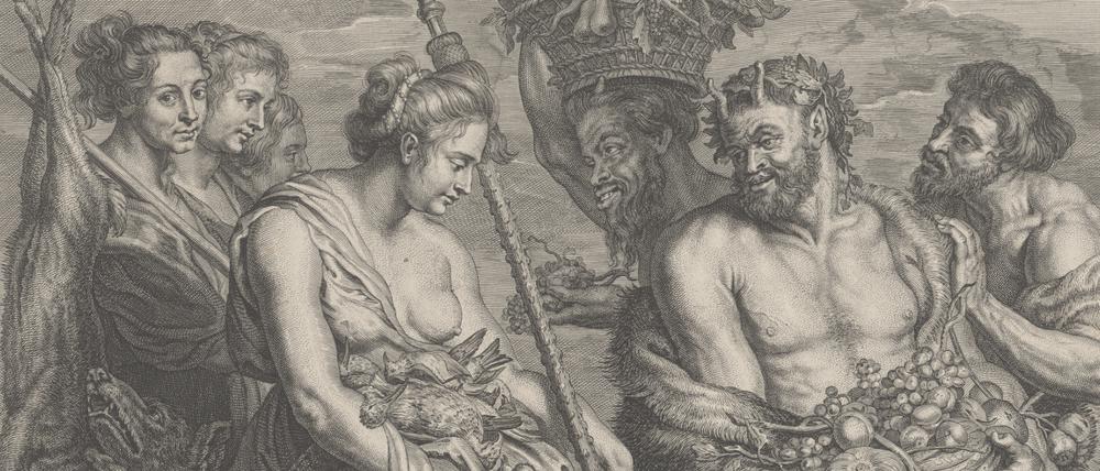 Clever kopiert: Schelte à Bolswert schuf etwa 1638 den Kupferstich nach Rubens’ Gemälde „Diana kehrt von der Jagd zurück“.