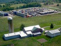 Umstritten. Nahe einer Farm in Pennsylvania wird aus dem Marcellus-Schiefer Schiefergas gefördert. Dabei gelangte Gas ins Grundwasser.